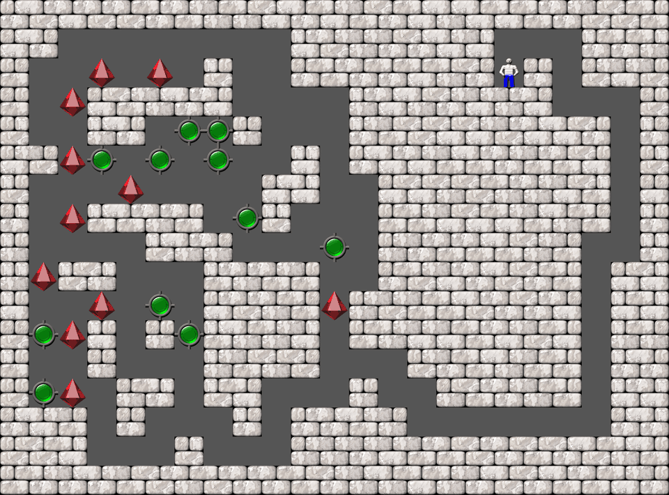 Sokoban Bugs550 collection level 439